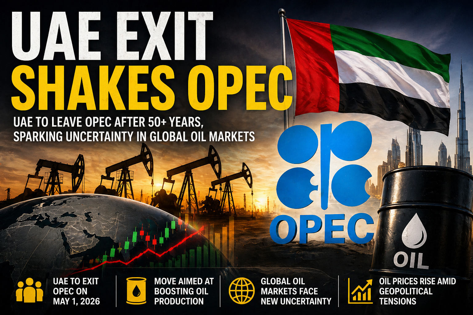 UAE Exit Signals New Uncertainty for OPEC and Global Oil Markets