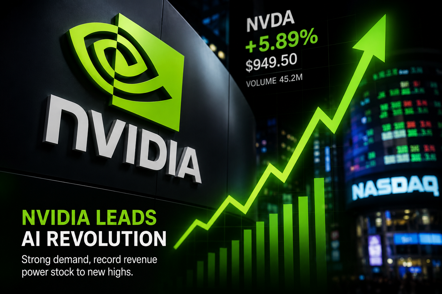 Nvidia Leads Wall Street AI Rally