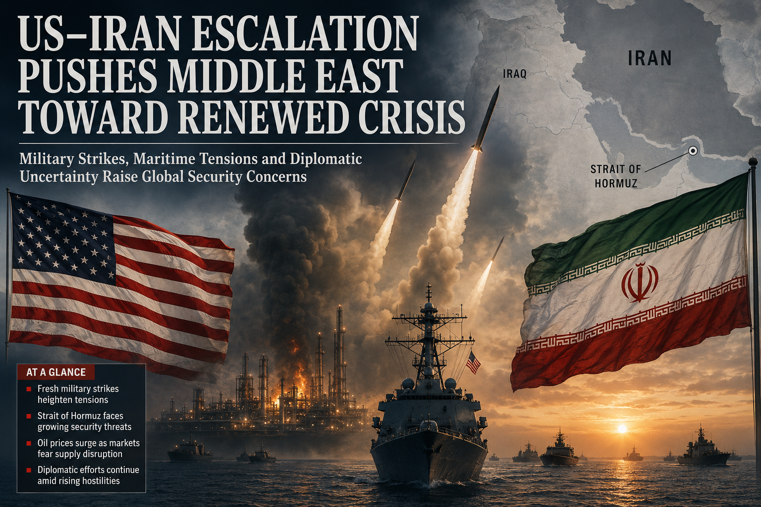 US–Iran Escalation Pushes Middle East Toward Renewed Crisis